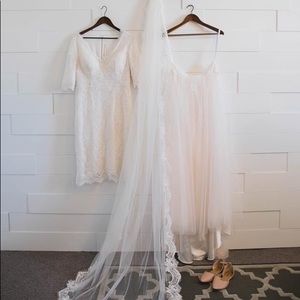 Wedding Gown and Reception Dress